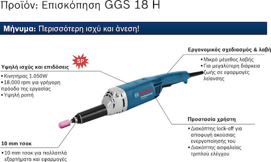 Bosch GGS 18 H Professional Mașină de șlefuit