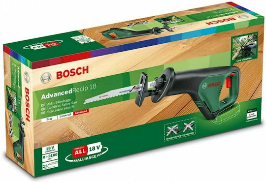Bosch Advance Recip Li Ion Σπαθοσέγα 18V Solo