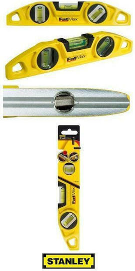 Stanley Torpedo Spirit Level Aluminum Magnetic 22cm with 3 Eyes