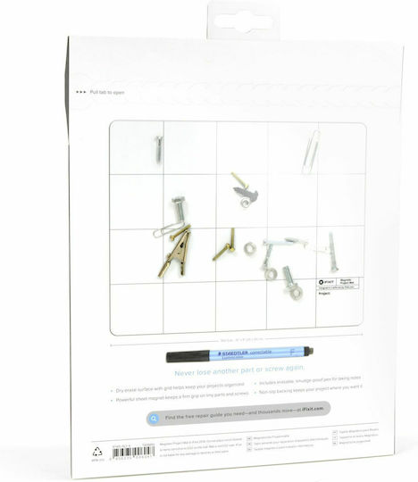 iFixit Magnetic Project Mat Magnetic Hanging Dry Erase Board 20x25cm