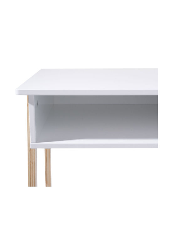 Kids Desk made of Melamine White 58x46x52cm