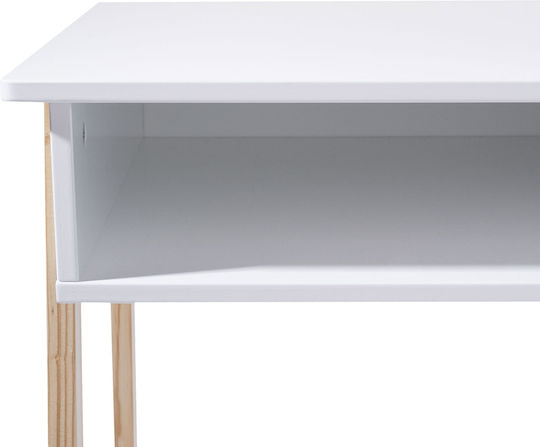 Kids Desk made of Melamine White 58x46x52cm