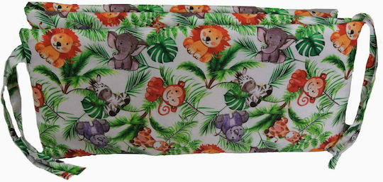 Decocraft Jungle Crib Bumpers Classic Inside Green 25x150cm Decocraft Jungle Crib Bumpers Classic Inside Green 25x150cm