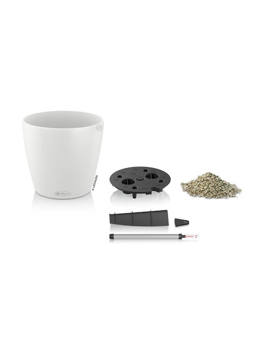 Lechuza Classico Self-watering Pot Plastic White 42x42x39.5cm.