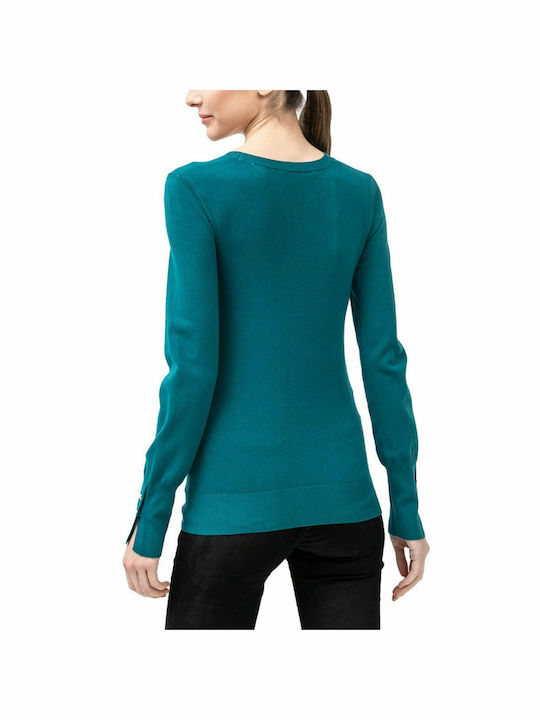 Guess Women's Long Sleeve Sweater Green