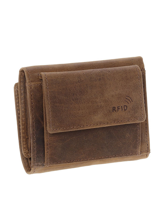 Leather Men's Wallet Classic with RFID Crunch