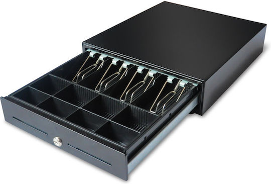 TE Tameiaki Express 504Q Cash Drawer with 8 Coin Slots and 6 Slots for Bills 35x40.5x9cm
