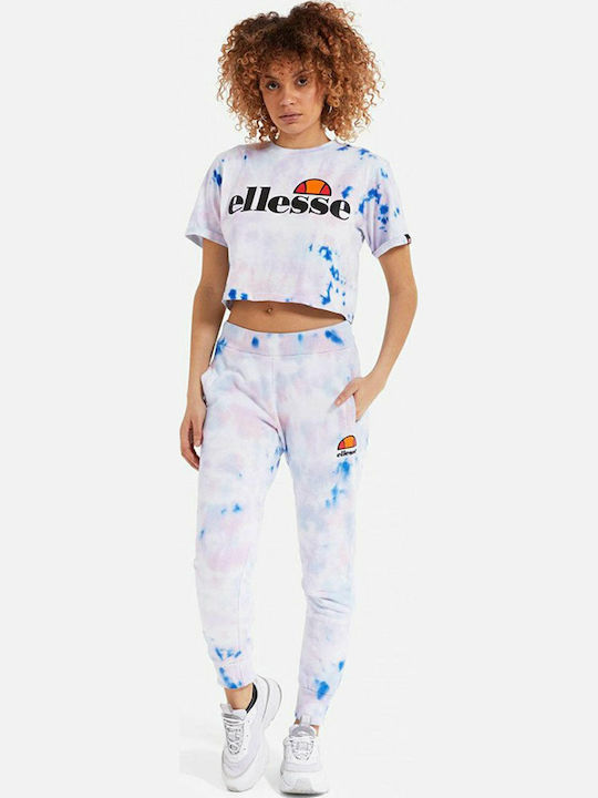 Alberta Γυναικείο Αθλητικό Crop Top Κοντομάνικο Ροζ
