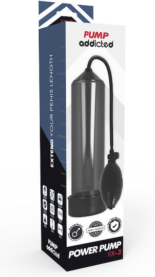 Pump Addicted Rx3 Power Pump Пенис помпа Black