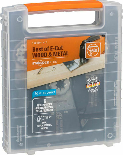 Fein Best of E-Cut Starlock Plus Wood & Metal 35222967030 6pcs