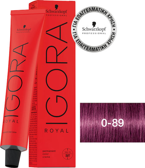 Schwarzkopf Igora Royal Боя За Коса 0-89 Червено Виолетово Микстон 60ml