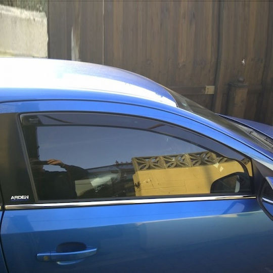 Heko Satz Windabweiser Vordere Dark Fime für Opel Astra K 5D 2015 2Stück