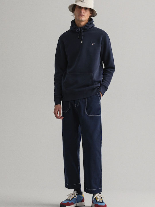 Sweatshirt with Hood Navy