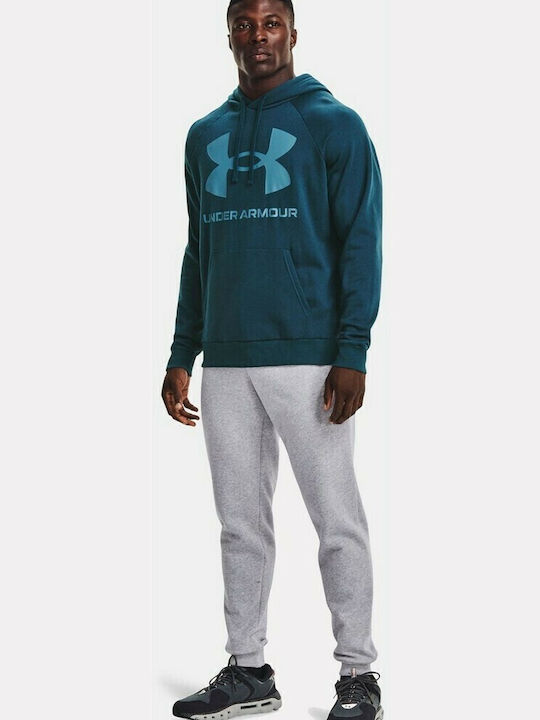 Rival Big Sweatshirt Fleece with Hood Navy