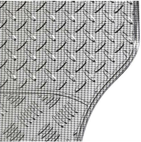 Lampa Satz Vorder- und Hintermatten Universal 4Stück aus Gummi Silber