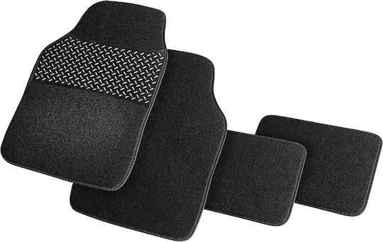 Cartech Set of Front and Rear Mats Universal 4pcs Red