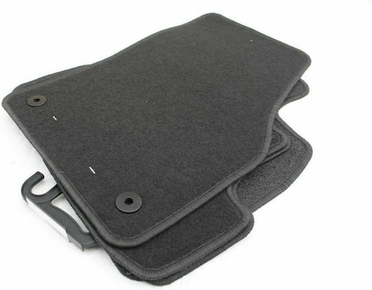 Petex Set of Front and Rear Mats 4pcs for Volkswagen T-Roc 2017+ Black