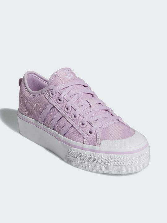 adidas Nizza Platform Sneakers Clear Lilac / Cloud White adidas Nizza Platform Sneakers Clear Lilac / Cloud White
