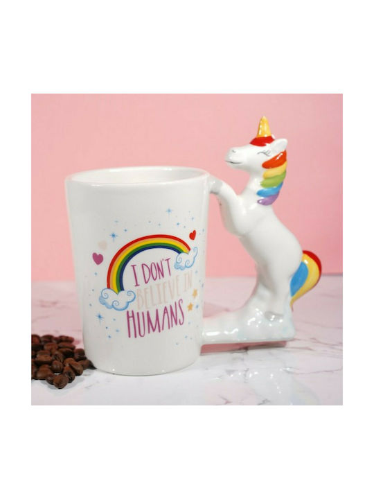 I-Total Unicorn Mug Ceramic Multicolored 300ml