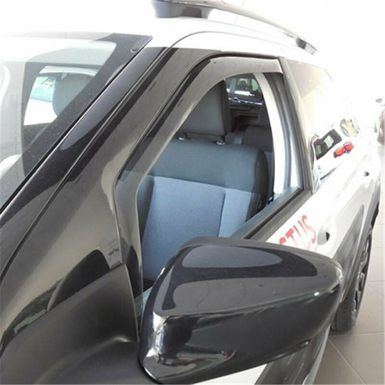 Farad Set of Windbreakers Front Car for Citroen C4 Cactus 2pcs