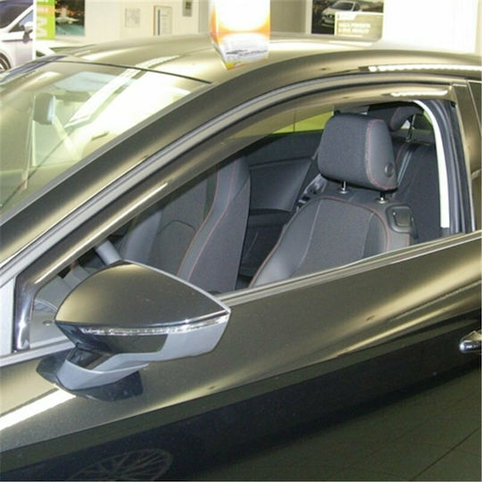 Farad Set of Windbreakers Front Car for Seat Leon 2pcs