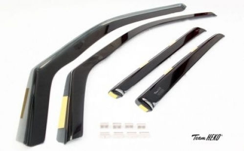 Heko Set deflectoare de vânt Dark Fime pentru Seat Leon 4buc