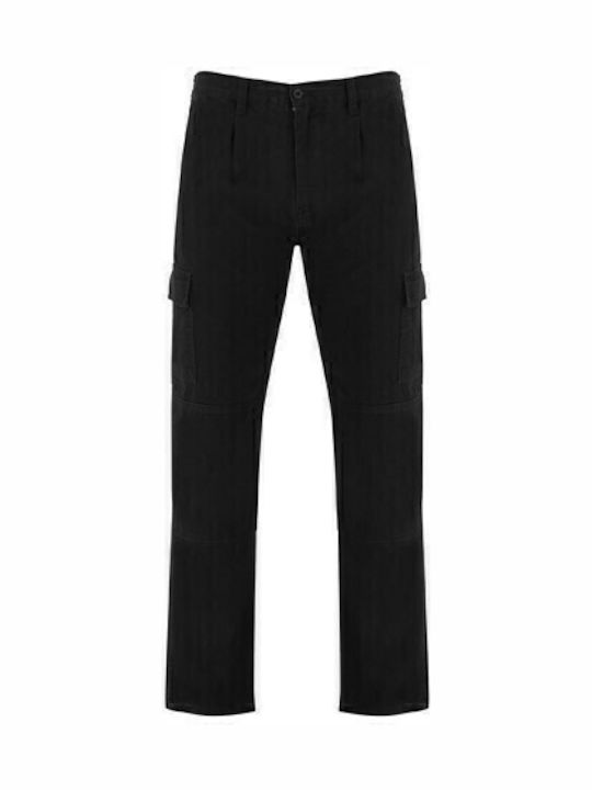 Roly Safety Work Trousers Black made of Cotton