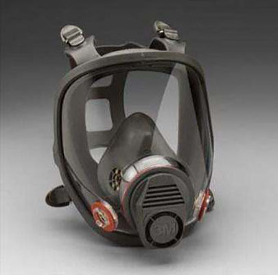3M Mask Full Face without Filters 6800 Gray