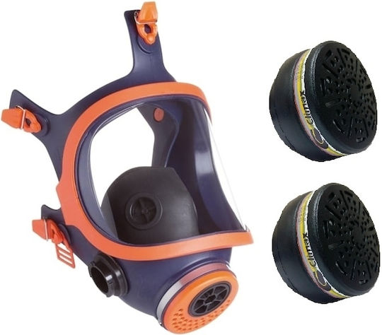 Climax Mask Full Face with ABEK1P3 filters 732-N Orange