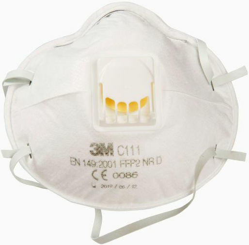 3M Mask Half Face with Valve C111