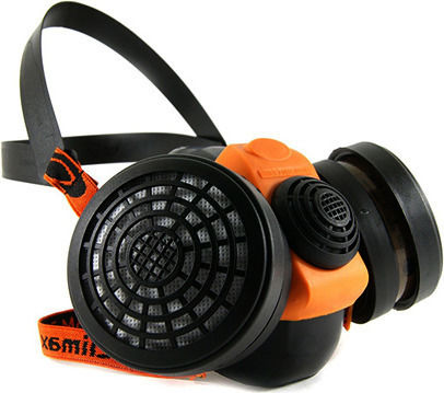 Climax Mask Half Face with A1 filters 756 Orange