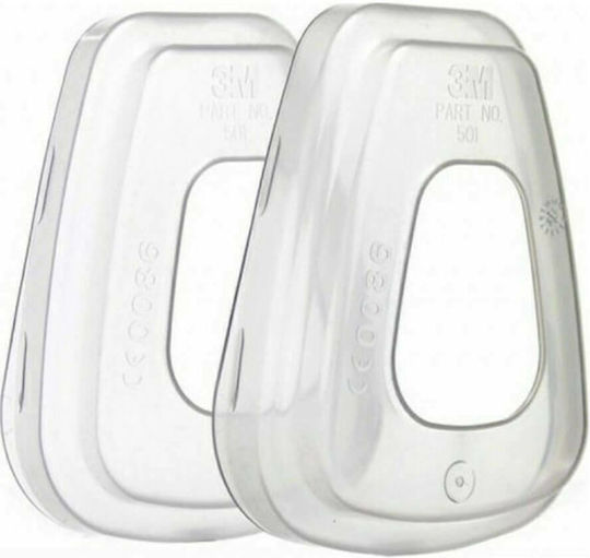 3M Mask Half Face with 6051 & 5911 filters 6300 Gray