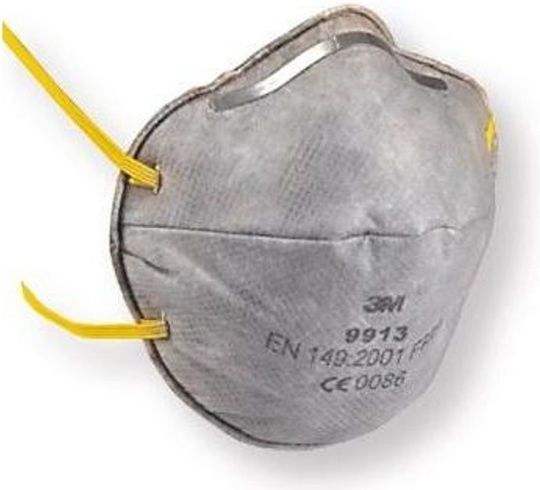 3M Maske Halbes Gesicht Aktivkohle mit FFP1-Schutzfilter 9913