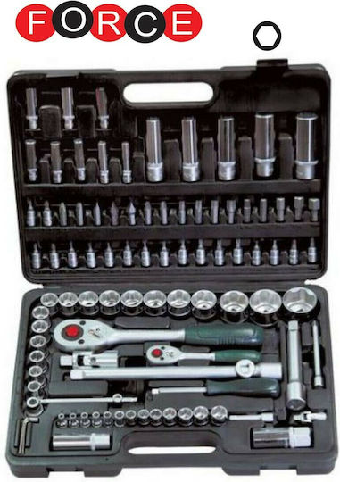 Force Καστάνια με Καρυδάκια 1\2" & 1\4" 94τμχ