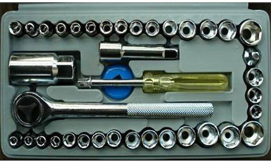 Aiwa Set Ratchet 1\4" & 3\8" 40pcs