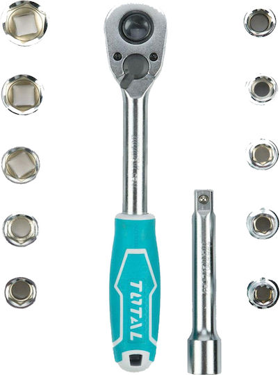 Total Set Ratchet 1\2" 12pcs