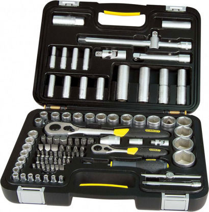 Stanley Set Ratchet 1\2" & 1\4" 77pcs