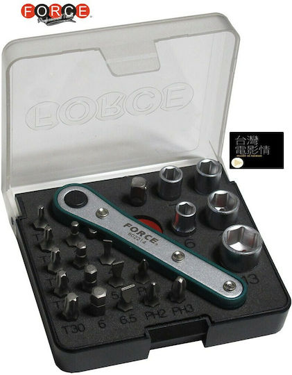 Force Set Ratchet 1\4" 22pcs