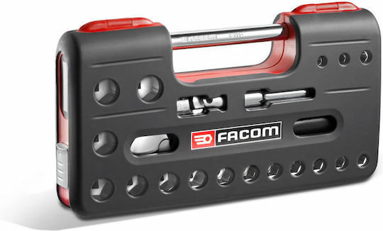 Facom Dbox Set Ratchet 1\2" 21pcs SL.DBOX1PB