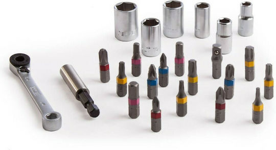DEWALT Ratschen- & Steckschlüssel-Sets 1\4" 24Stück
