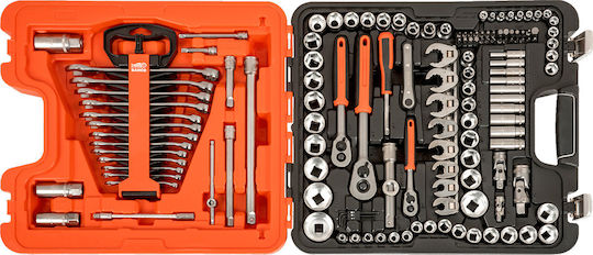 Bahco Ratschen- & Steckschlüssel-Sets 1\2" & 1\4" & 3\8" 138Stück