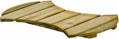 Showood Πλακάκι Δαπέδου for Garden Flooring from Wood 60x60εκ. 1pcs Διπλή Έκλειψη