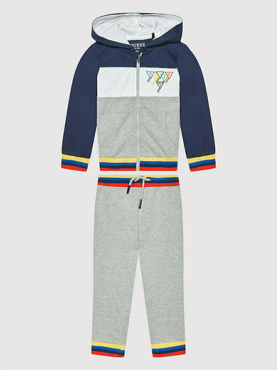 Guess Kids Sweatpants Set Blue 2pcs