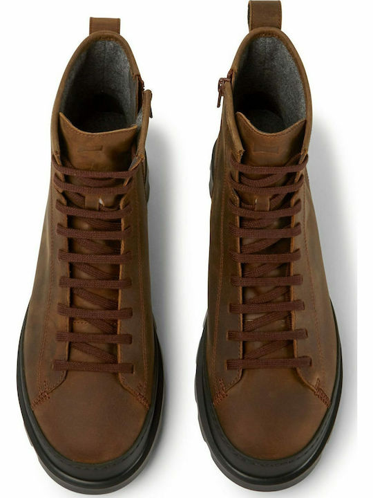 Brutus Leather Brown Men's Boots Anatomical