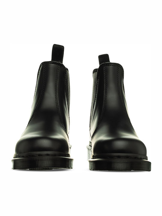 2976 Mono Smooth Piele Negru Ghete Chelsea