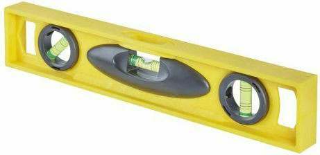 Stanley Foamcast Plastic Spirit Level 30cm with 3 Eyes