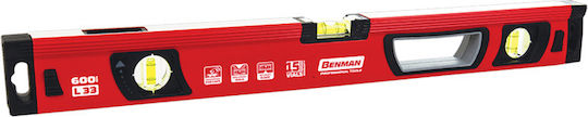 Benman L33 70623 Spirit Level Aluminum 100cm with 3 Eyes