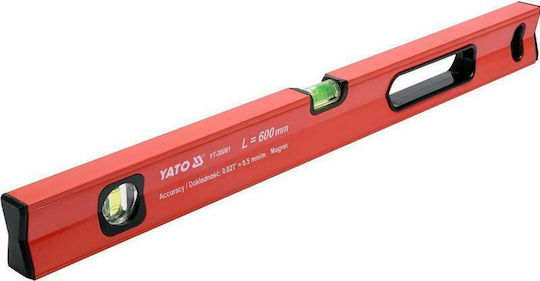 Yato YT-30060 Spirit Level Aluminum Magnetic 40cm with 2 Eyes