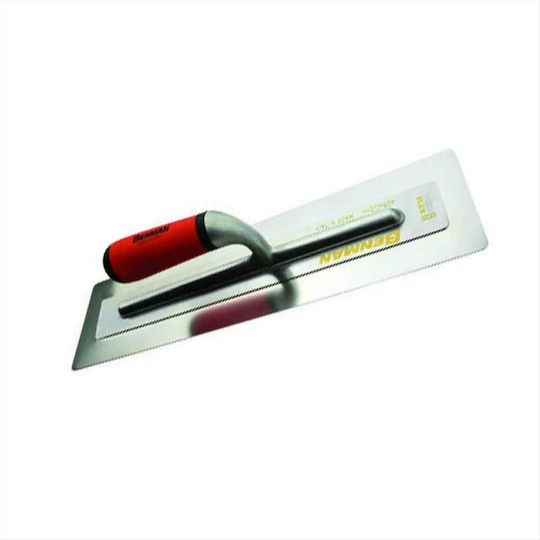 Benman Σπάτουλα Φινιρίσματος Inox 405x110mm με Πλαστική Λαβή 75203