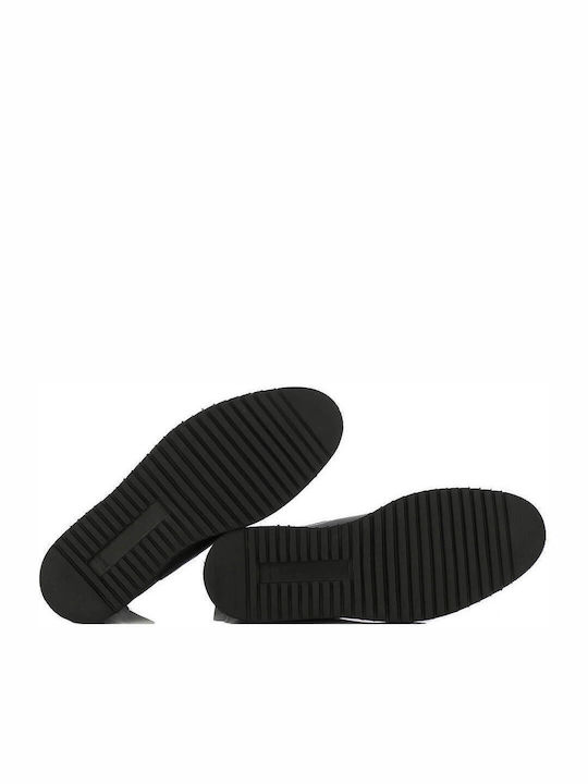 Δερμάτινα Chelsea Μποτάκια Black Matte